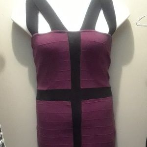 Plus size stretch knit party dress